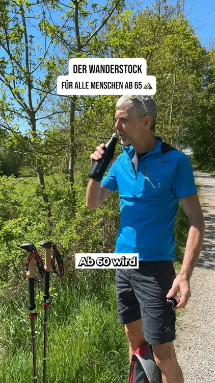 Entlastet die Gelenke – besonders bergab