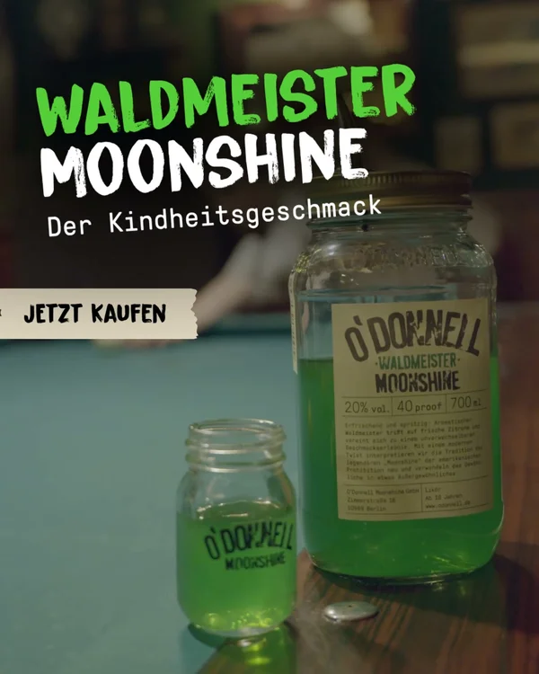 Spritzig Waldmeister Moonshine
