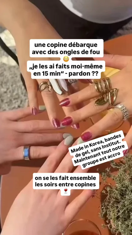 Des ongles d'institut en 15 minutes, sans rendez-vous
