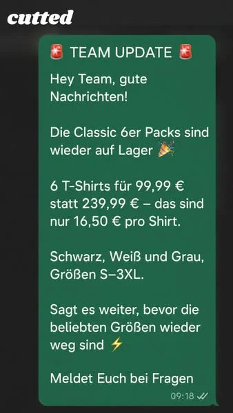 Von Frauen zum besten T-Shirt 2026 gewählt