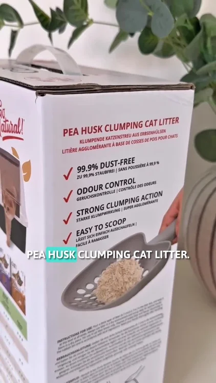 Pea Husk Clumping Cat Litter