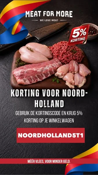5% korting voor Noord-Holland