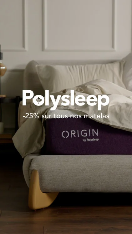 -25 % sur une sélection de matelas Polysleep.