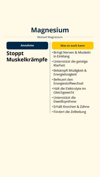 Muskelkrämpfe? Magnesium kann noch mehr.
